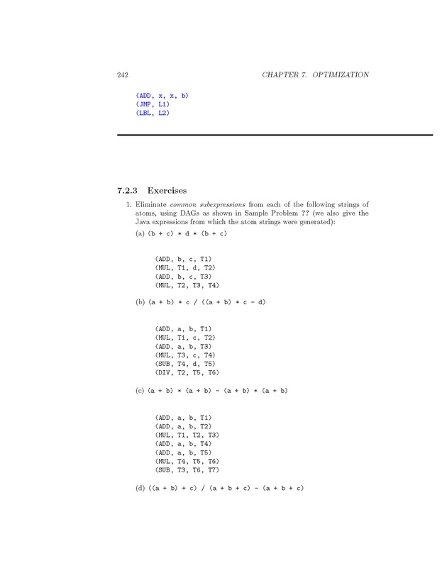 Compiler Design: Theory, Tools, and Examples - Page 242